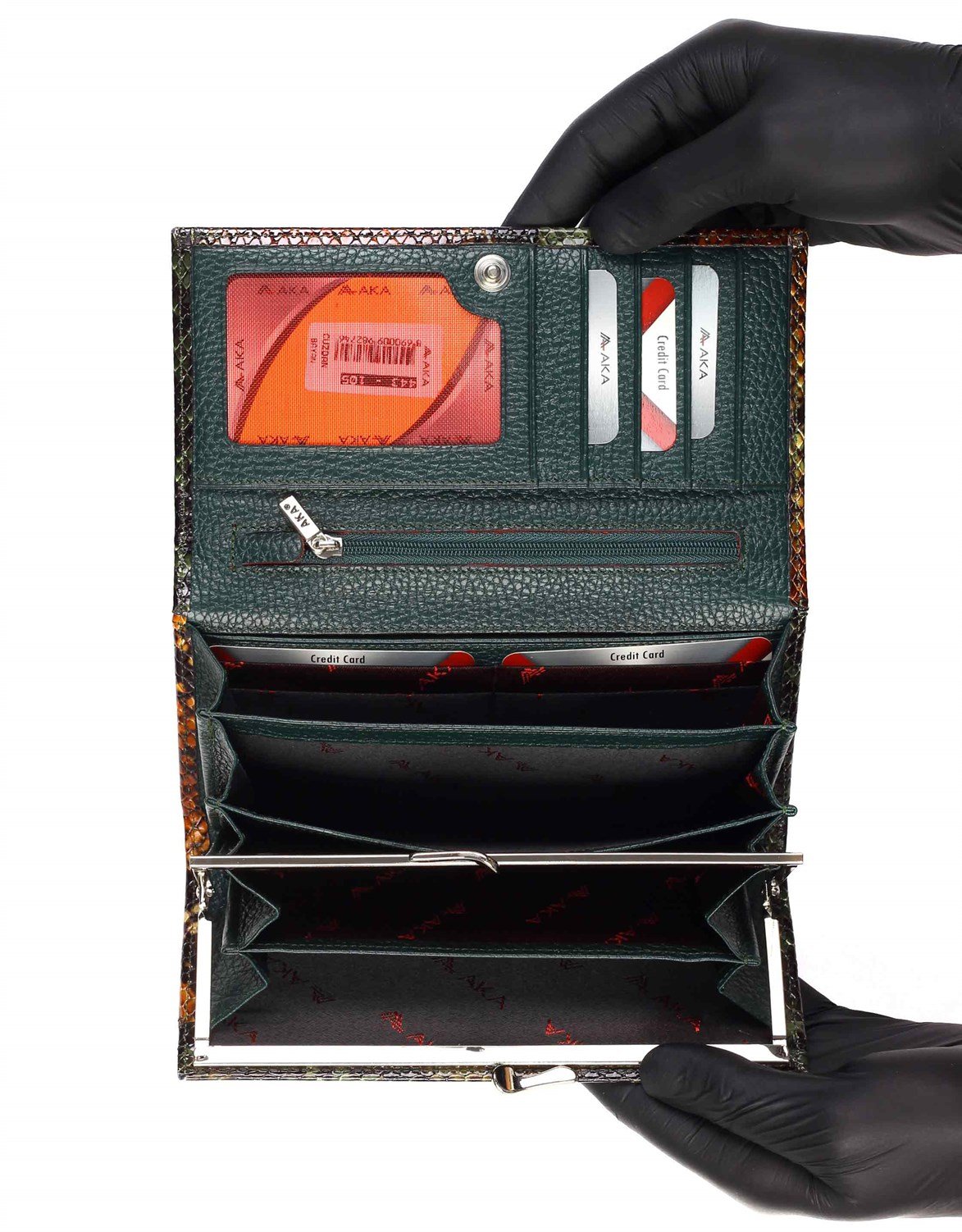 Genuine Leather Women's Wallet-443 - 105