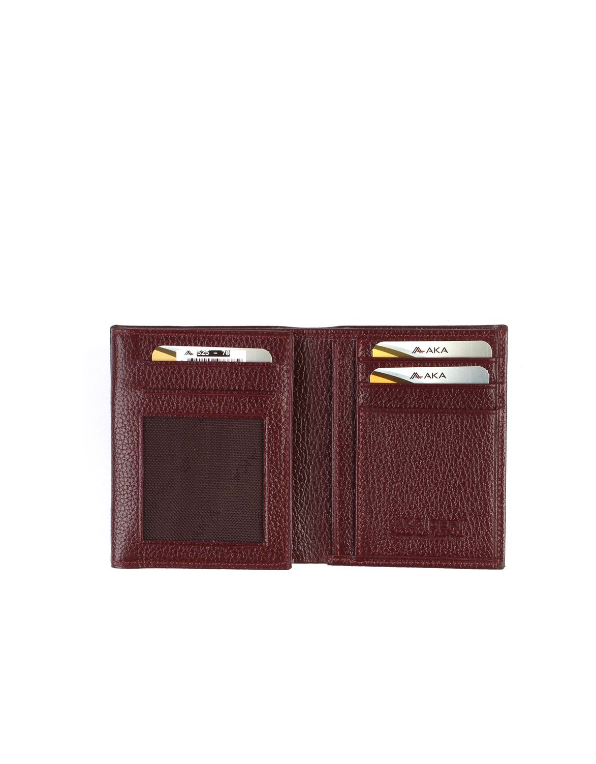 Aka Deri Bordo Erkek Cüzdanı 525 -70