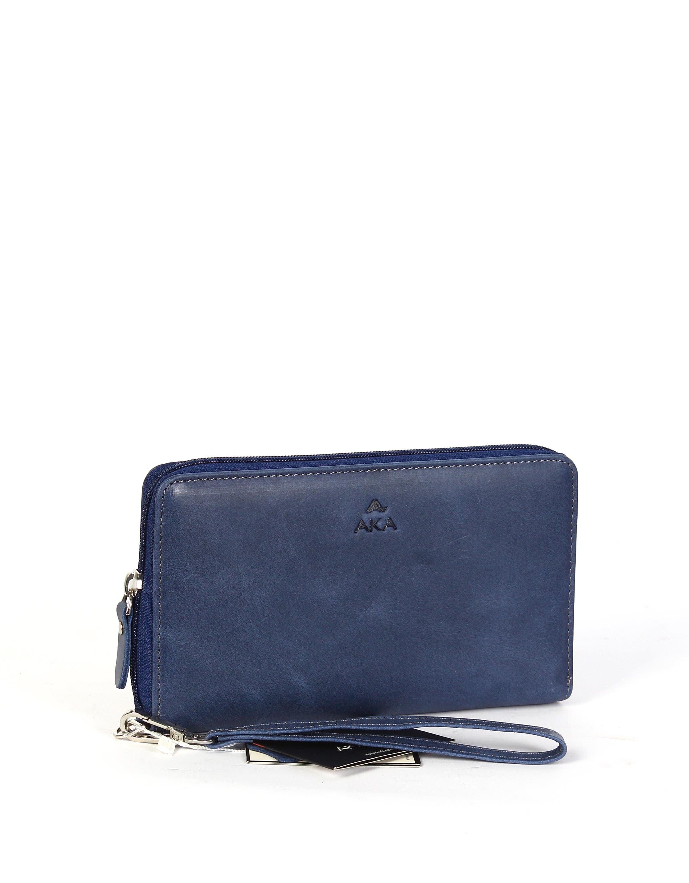 Aka Deri Crazy Lacivert El Çantası 320 r127