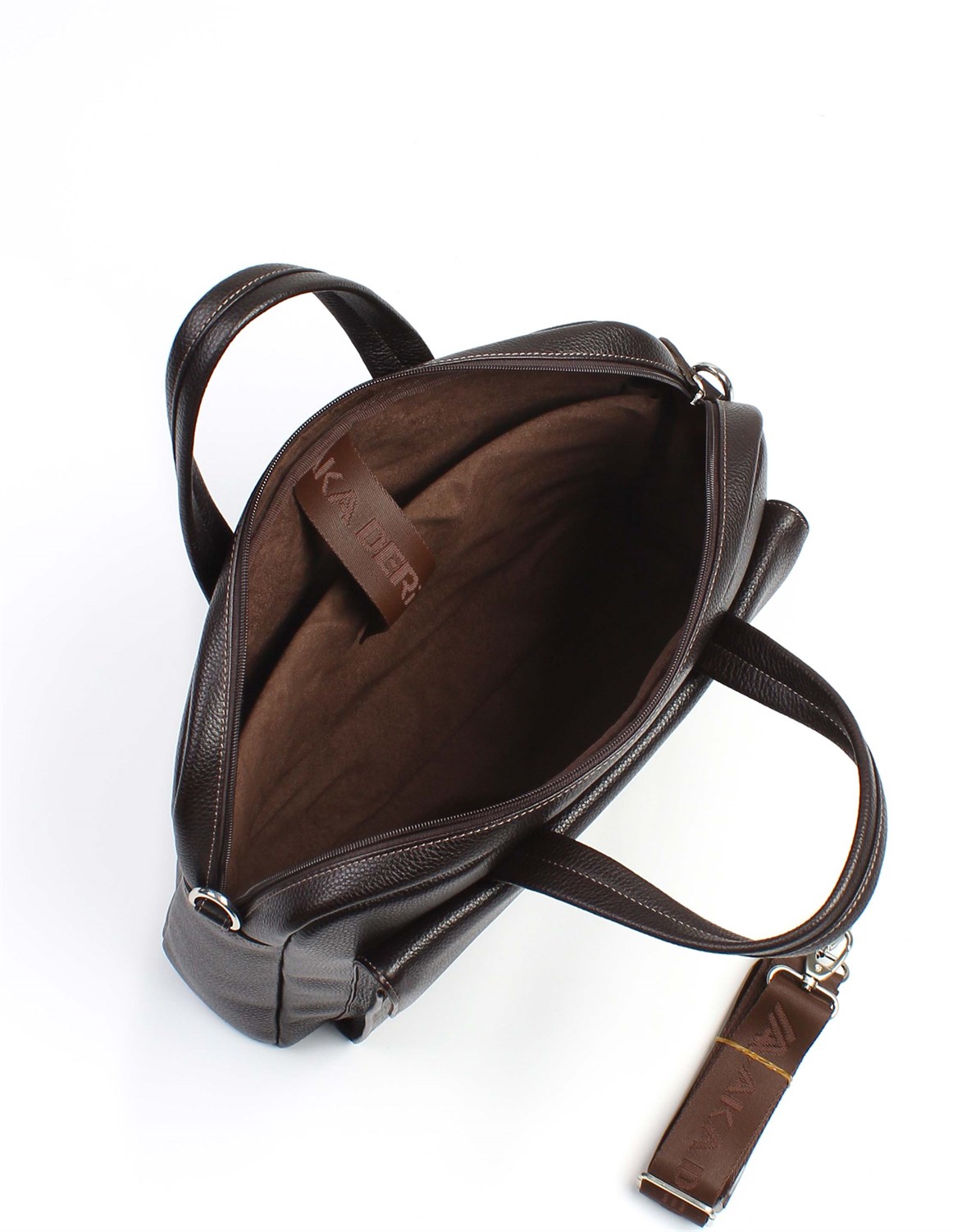 Genuine Leather Laptop Bag - 242 - 4