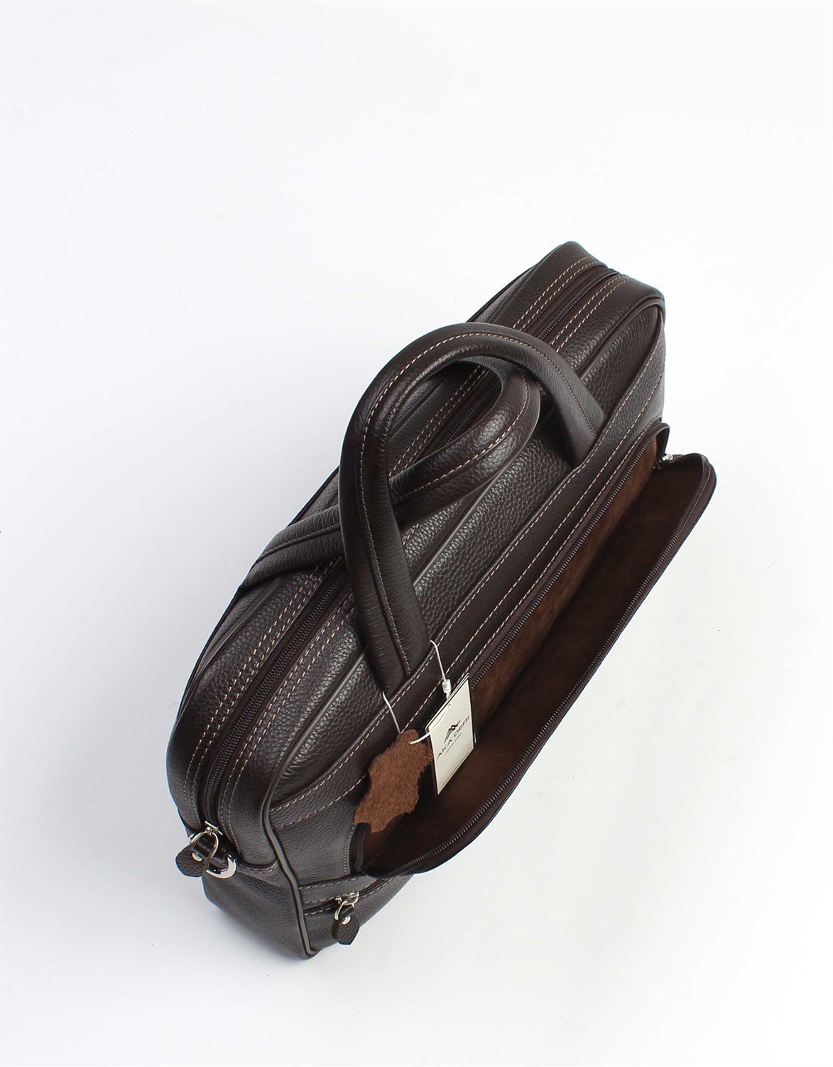 Genuine Leather Laptop Bag - 251 - 4