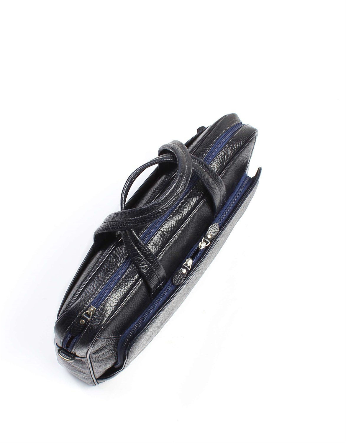 Aka Deri Evrak Çantası Lacivert 246