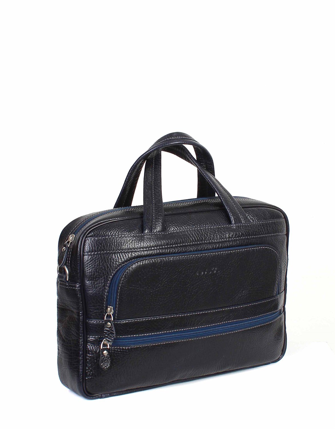 Aka Deri Evrak Çantası Lacivert 251