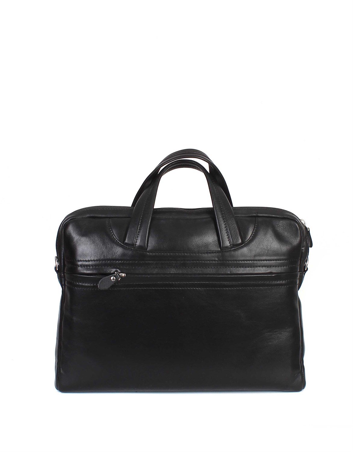 Aka Deri Evrak Çantası Siyah 298