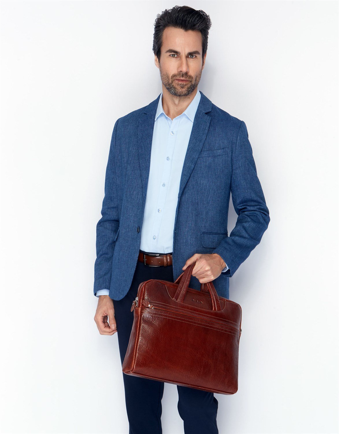 Genuine Leather Laptop Bag 298 63