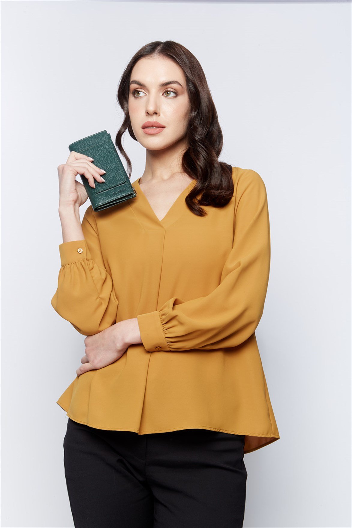 Genuine Leather Women's Wallet 462 -21