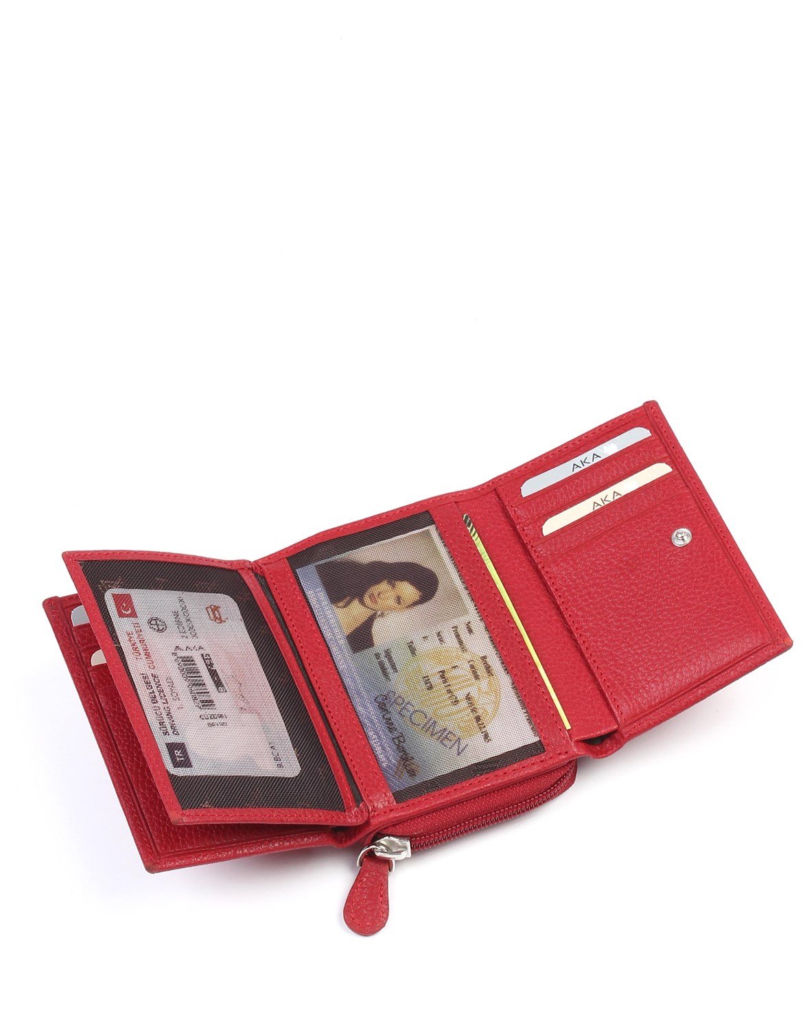 Aka Deri Kadın Cüzdanı 467 8