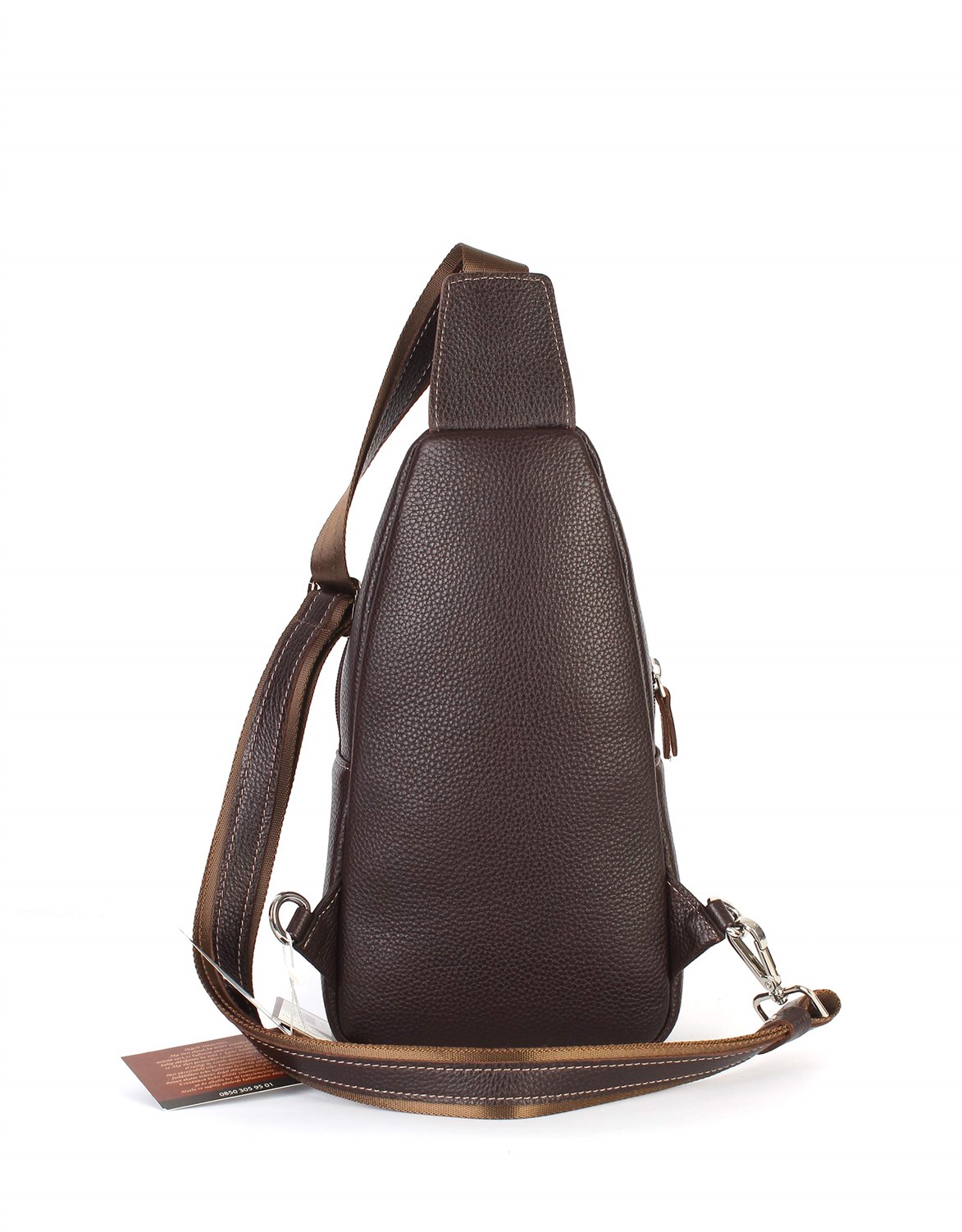 Aka Deri Kahverengi Çapraz Çanta 314 4