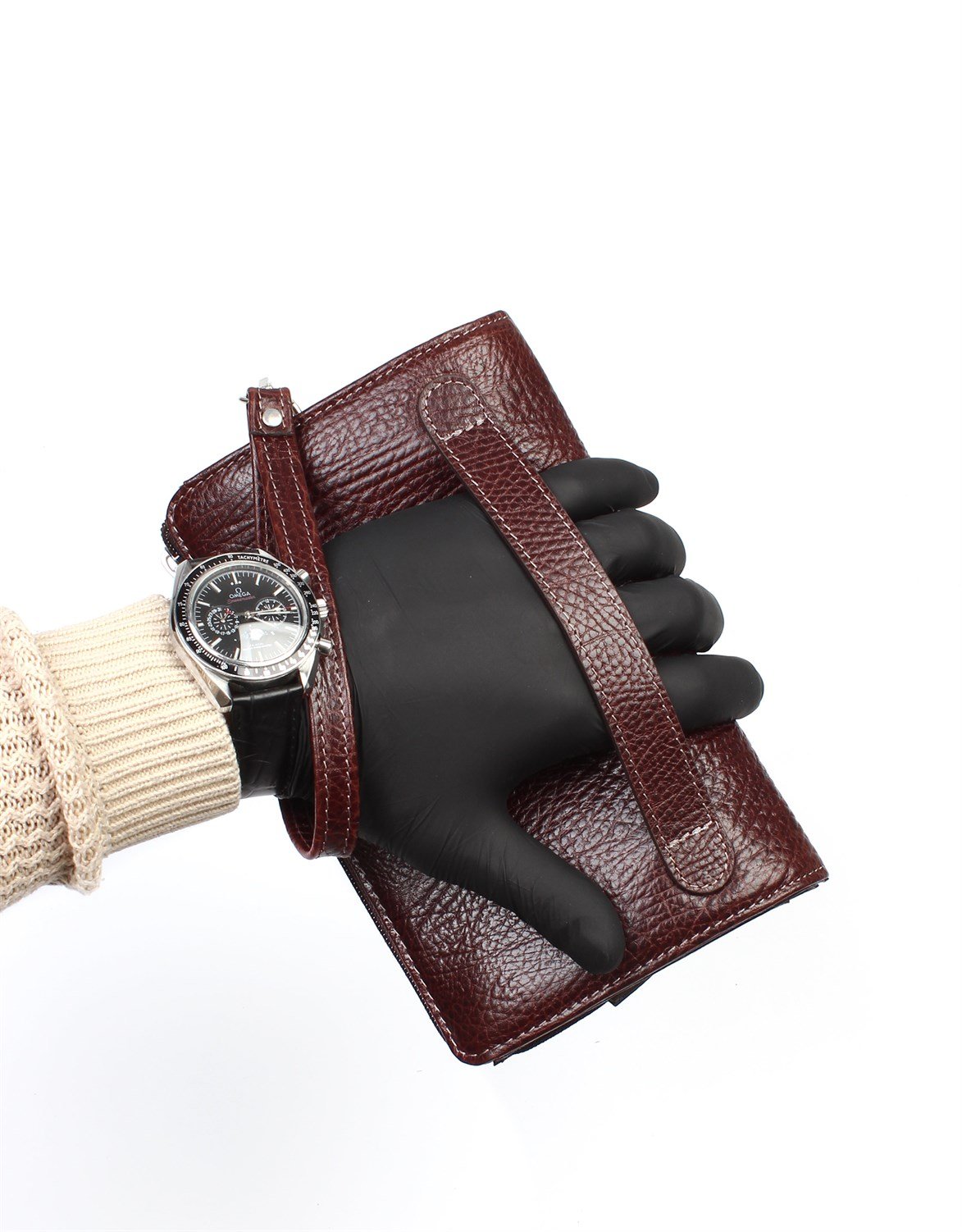 Aka Deri Kahverengi El Çantası 319 61