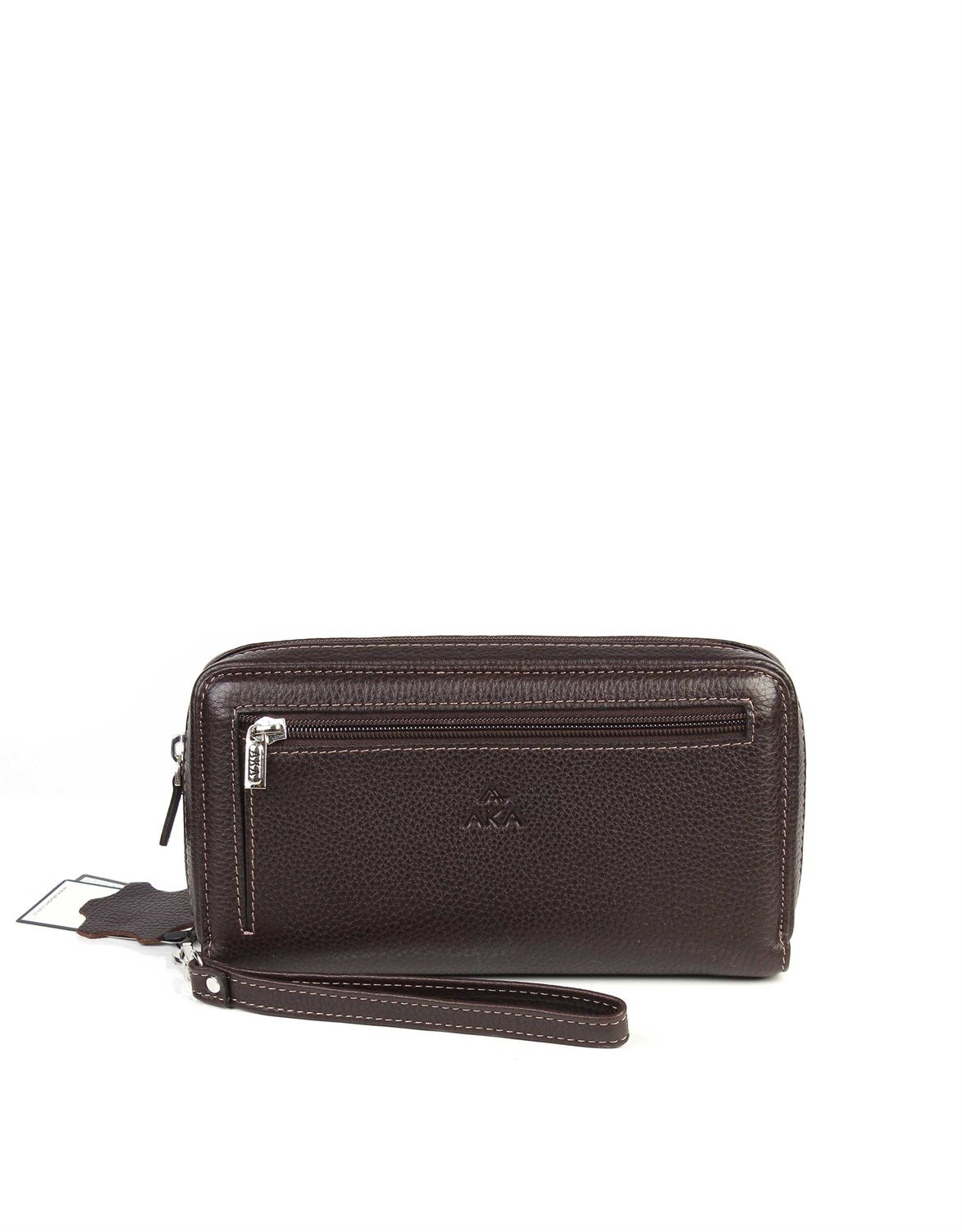 Aka Deri Kahverengi El Çantası 334 4