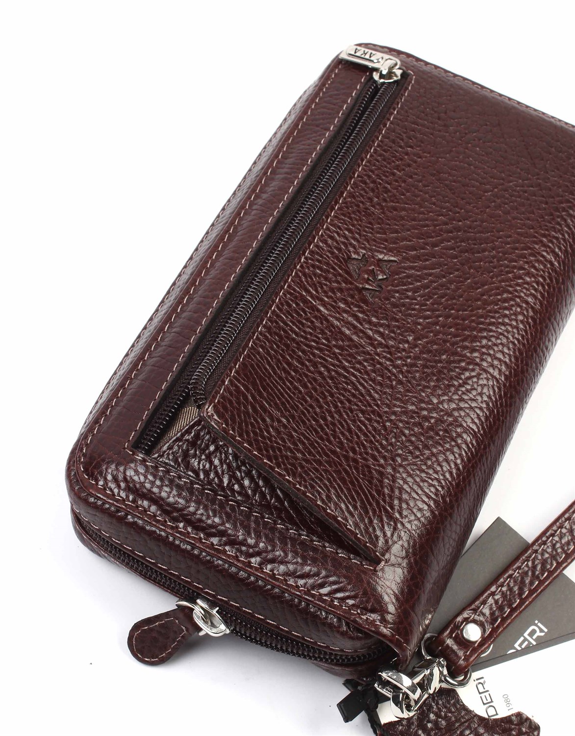 Aka Deri Kahverengi El Çantası 334 61