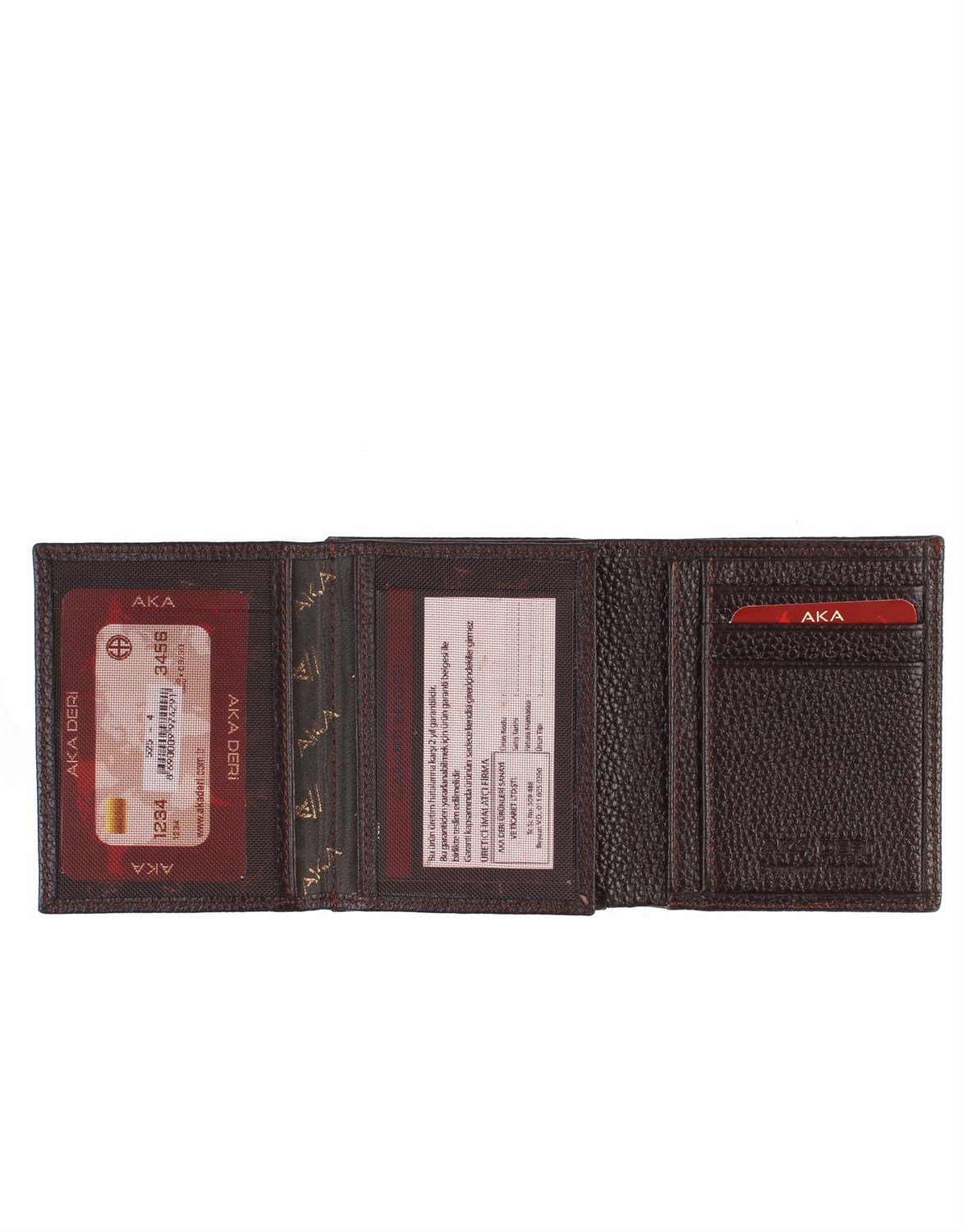 Aka Genuine Leather Men's Wallet 525 -4