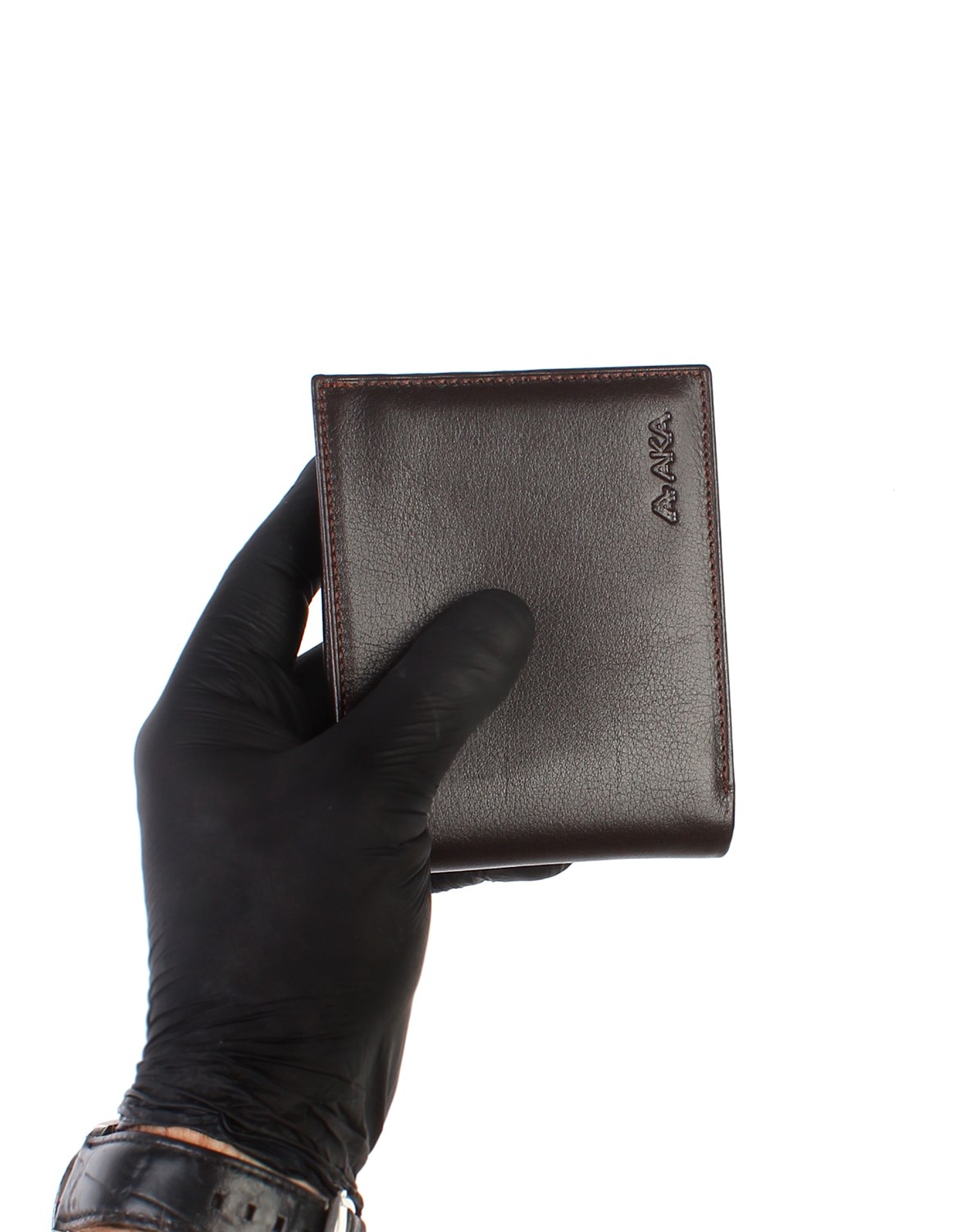 Aka Genuine Leather Men's Wallet 619 -3