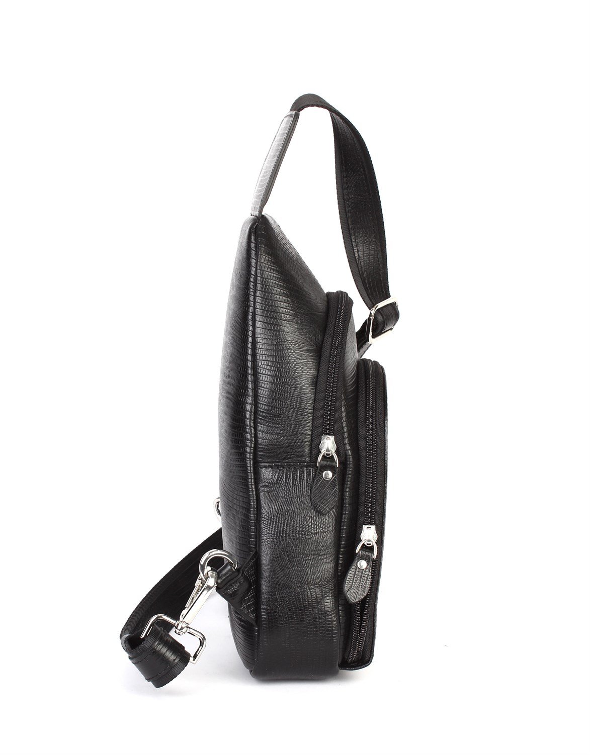 Aka Deri Siyah Çapraz Çanta 314 10