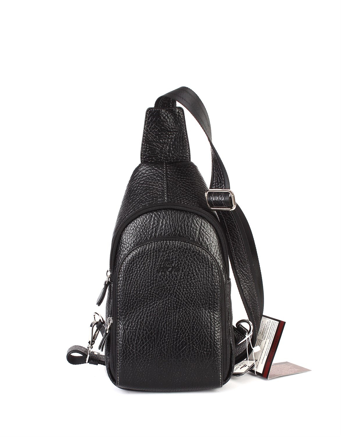 Aka Deri Siyah Çapraz Çanta 314 60