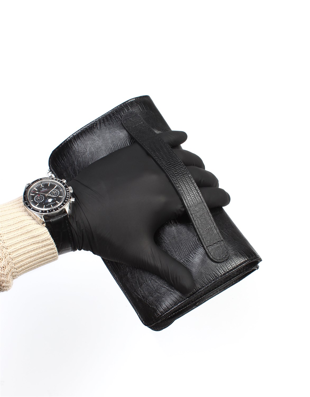 Aka Deri Siyah El Çantası 319 10