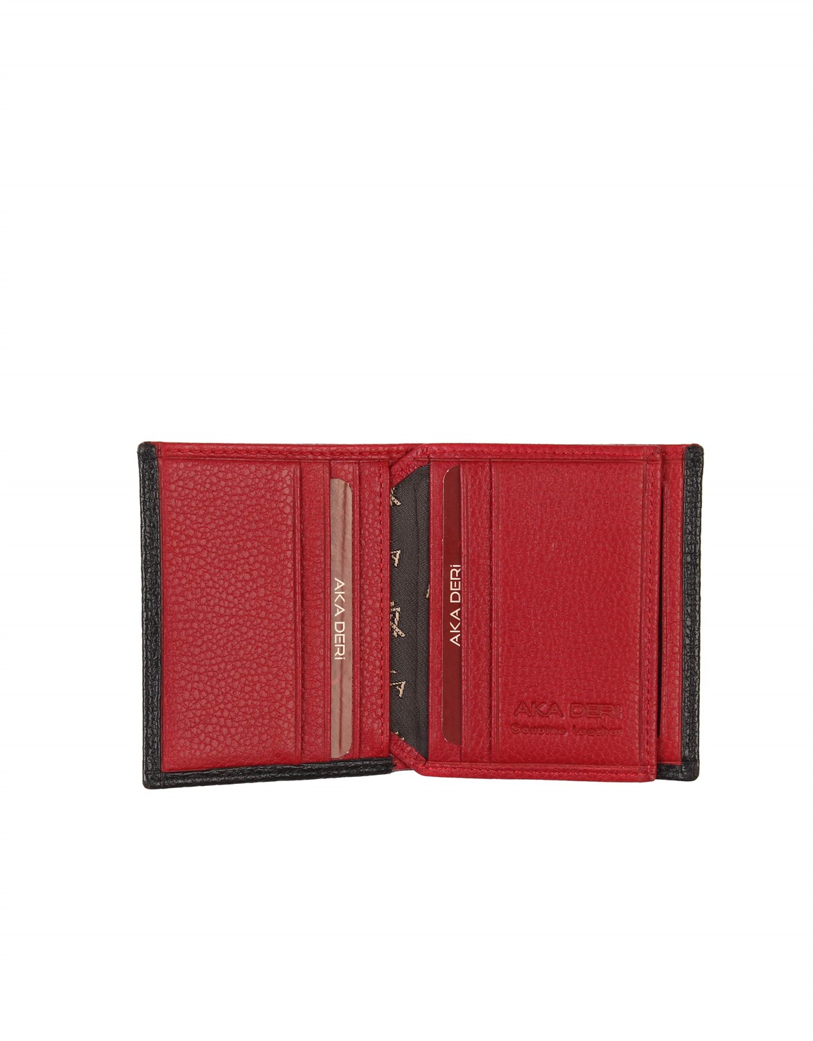 Aka Genuine Leather Men's Wallet 513 -2/8