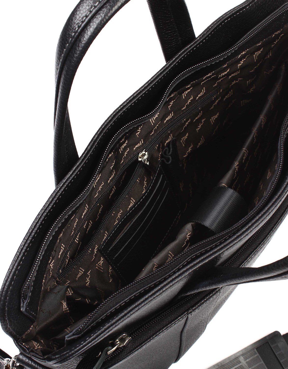 Aka Deri Siyah Laptop Evrak Çantası 258 2