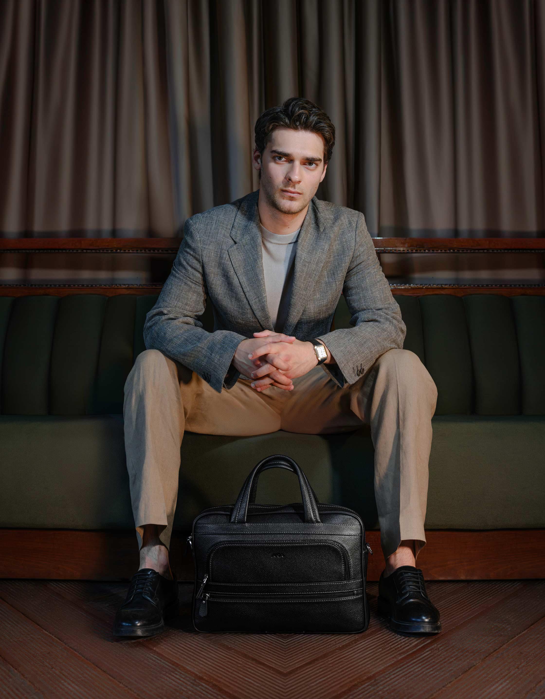 Genuine Leather Laptop Bag 251 10