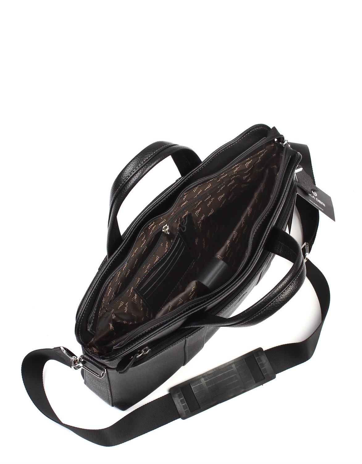 Aka Deri Siyah Laptop Evrak Çantası 258 2