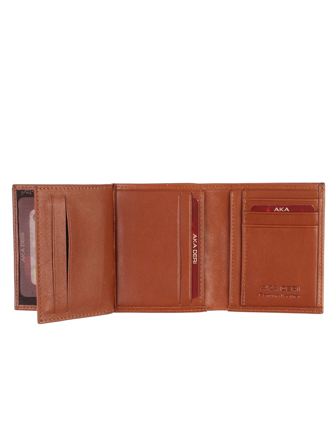 Aka Genuine Leather Men's Wallet 525 -5