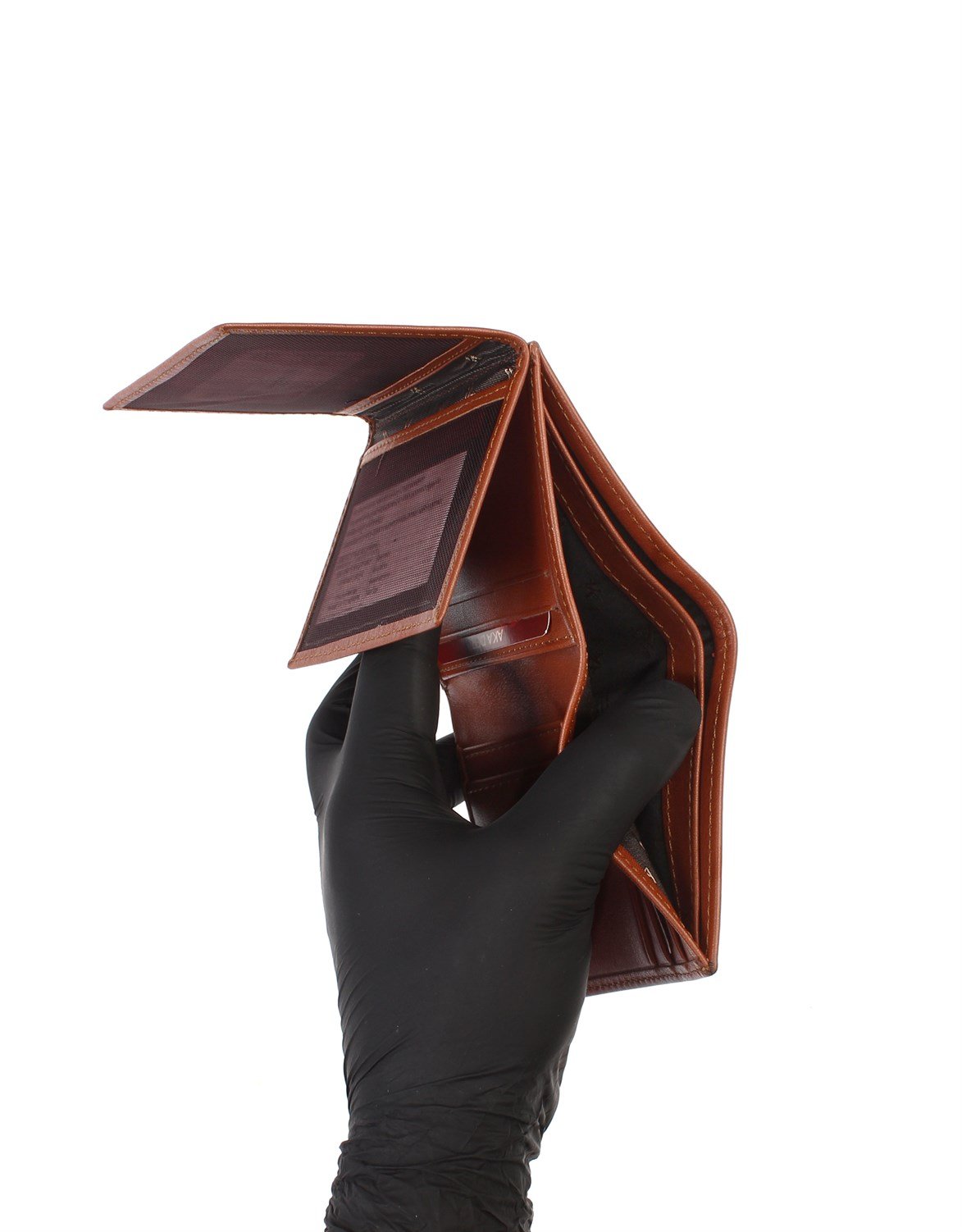 Aka Genuine Leather Men's Wallet 525 -5