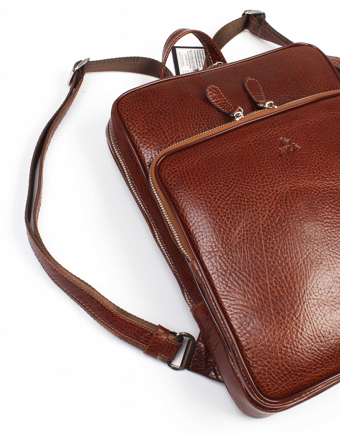 Aka Deri Taba Sırt Çantası 905 63