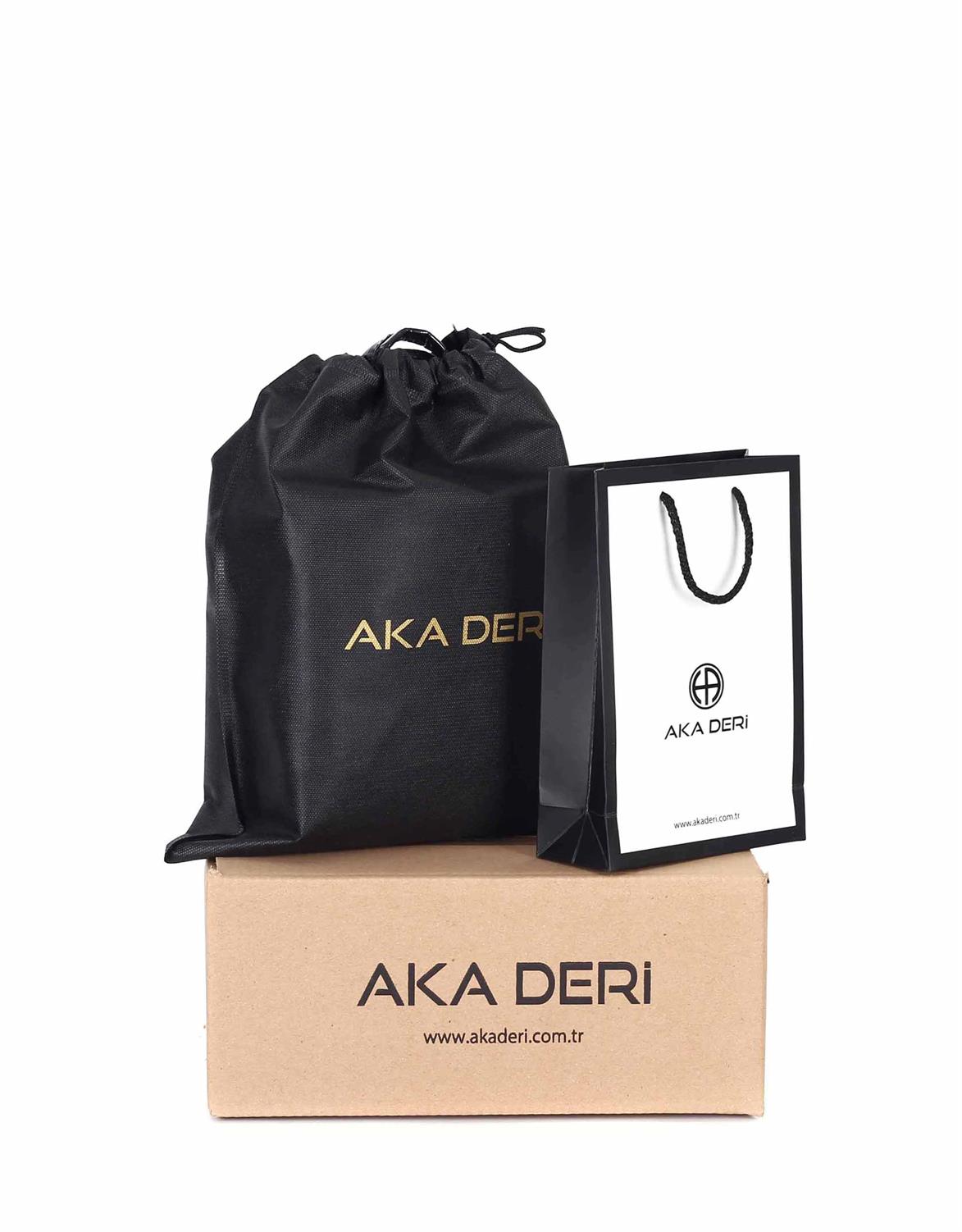 Aka Deri Timsah Siyah El Çantası 202