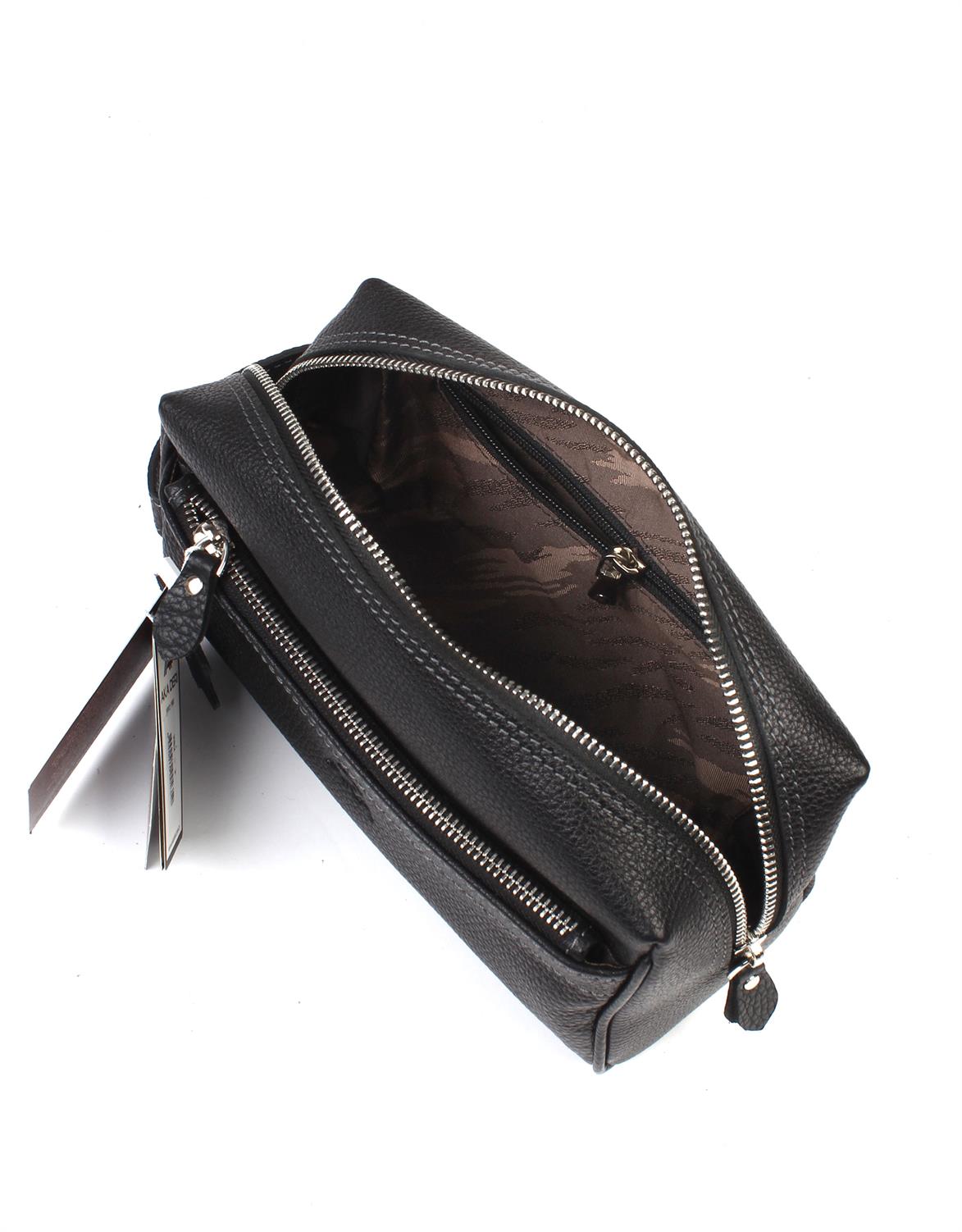 Aka Deri Timsah Siyah El Çantası 202