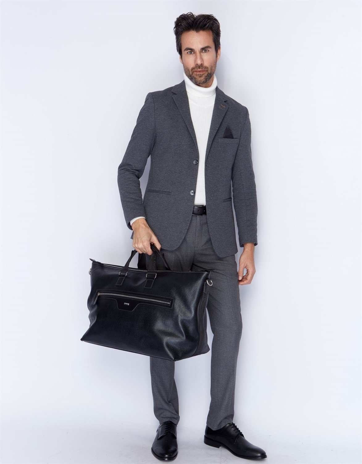 Genuine Leather Travel Bag - 5000 - 2