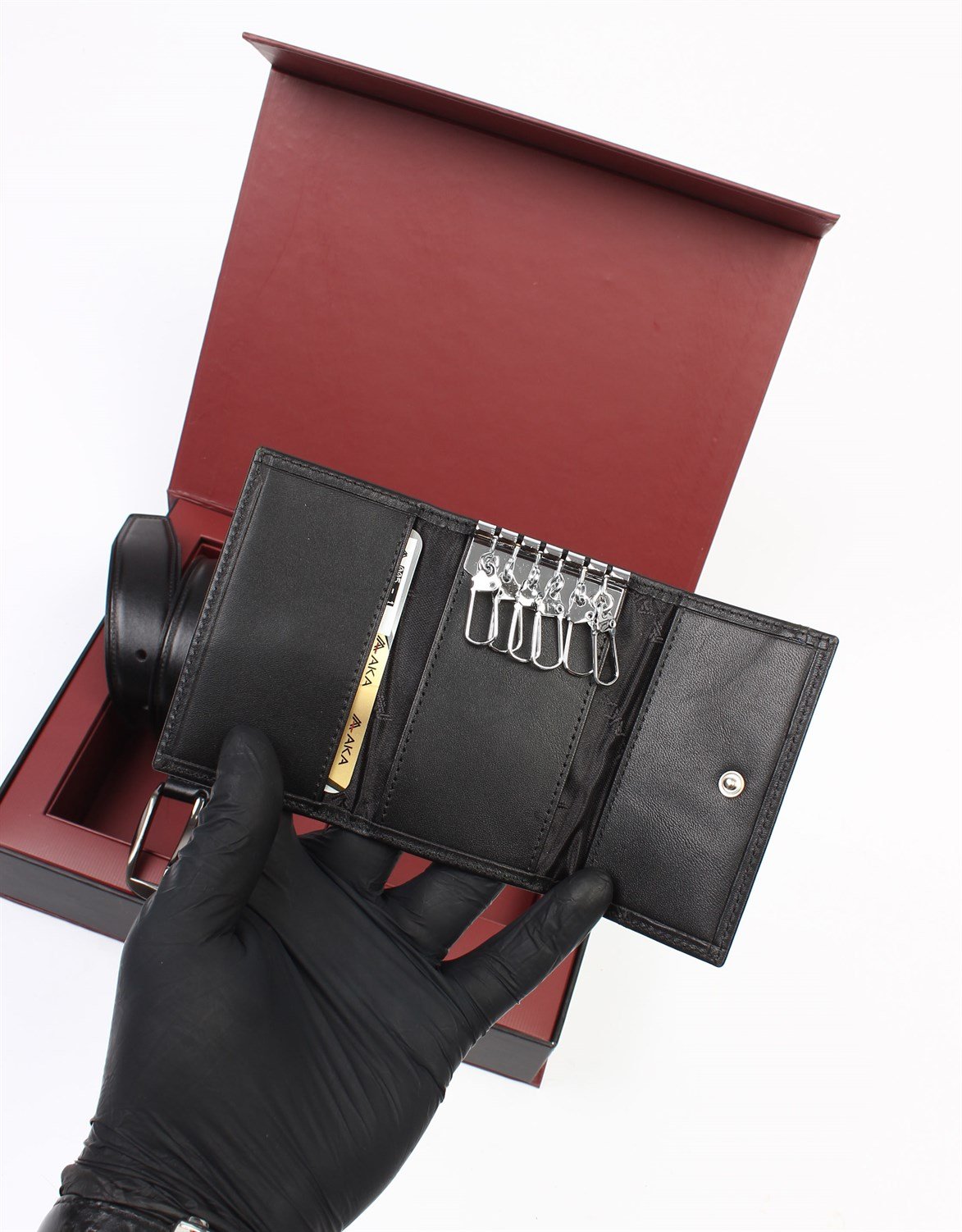 Men's Leather Gift Set 3