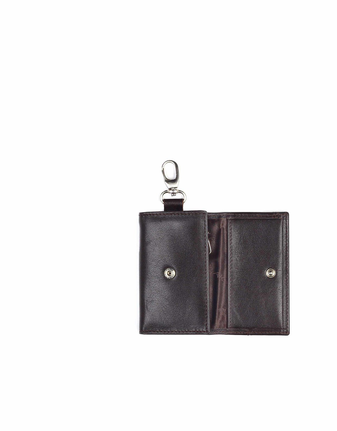 Düz Kahve - Deri Anahtarlık 005