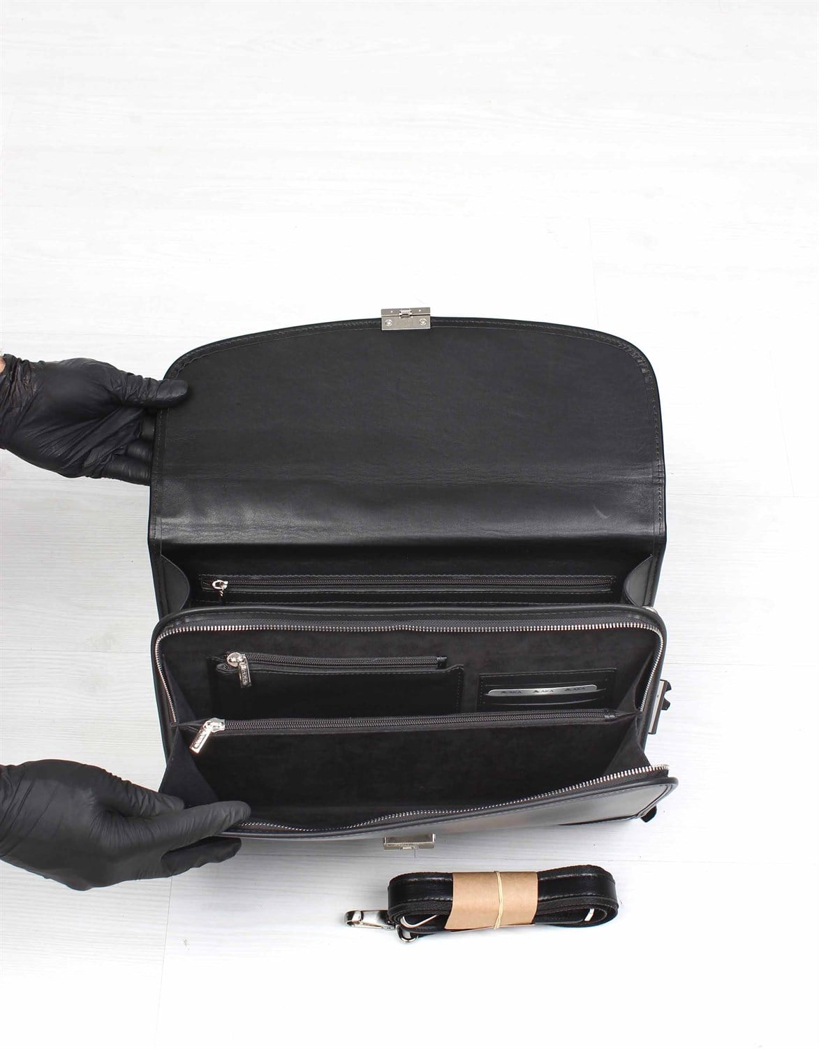 Genuine Leather Briefcase - 255 - 1