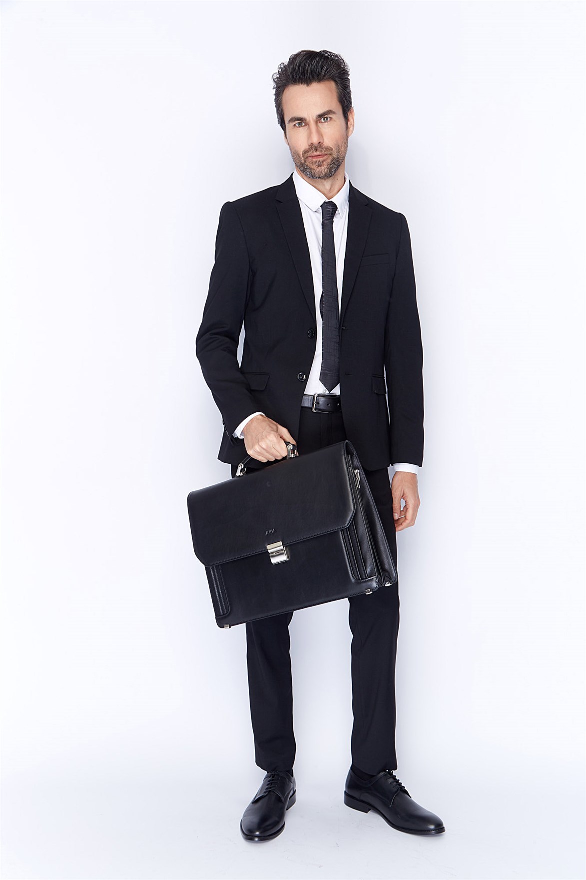 Genuine Leather Briefcase - 270 - 1