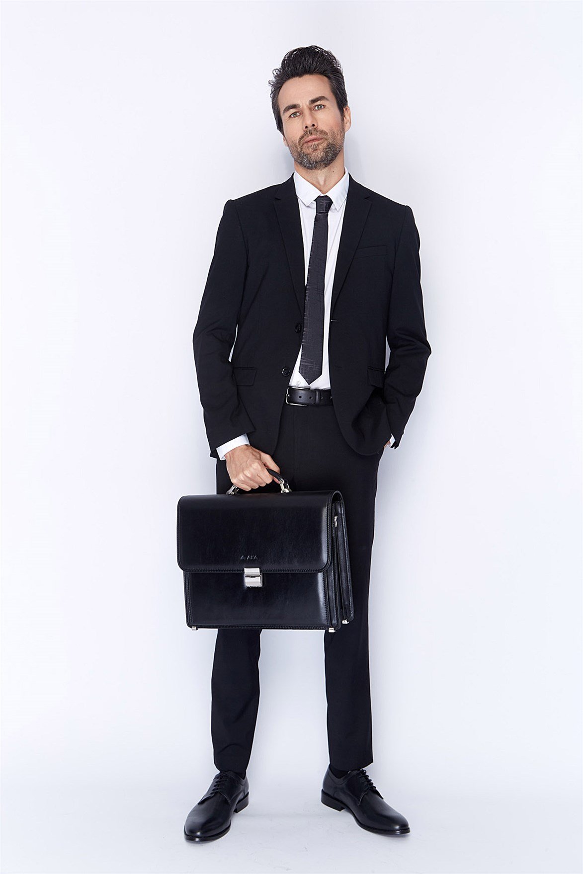 Genuine Leather Briefcase - 290 - 1