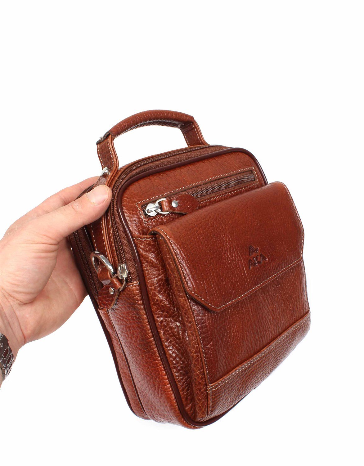 Genuine Leather Portfolio Bag - 391 - 63