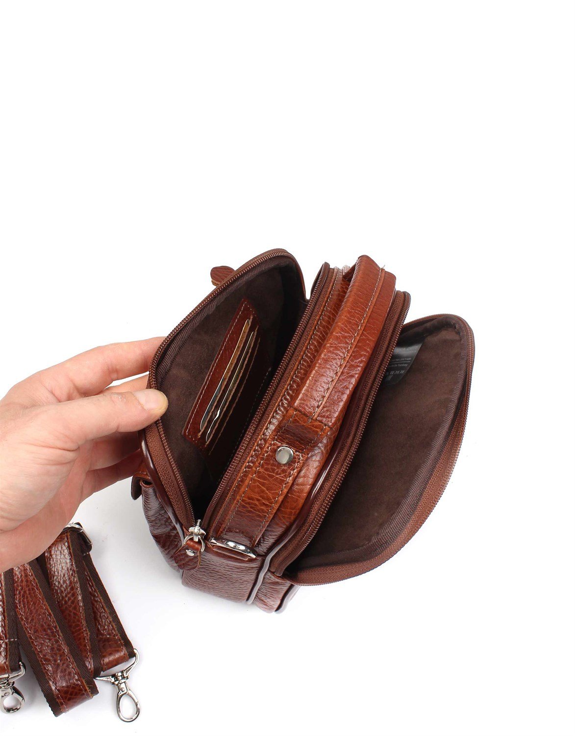 Genuine Leather Portfolio Bag - 391 - 63