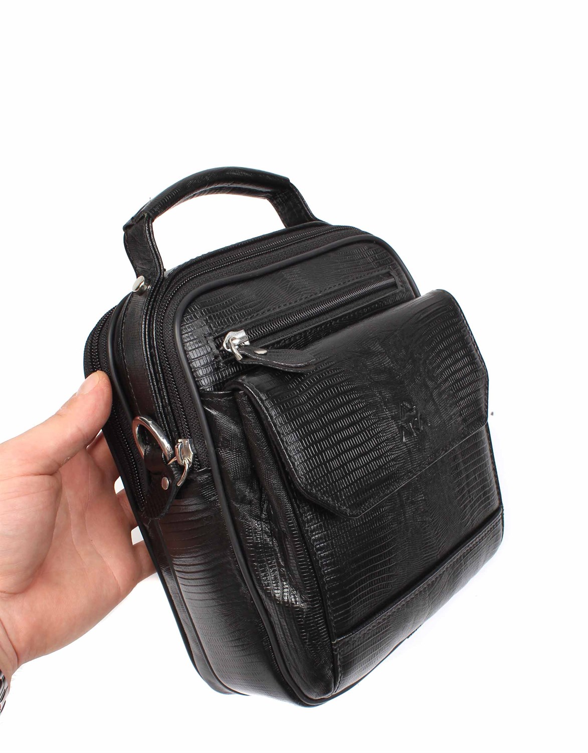 El ve Omuzdan Askılı Deri Erkek Çantası 391