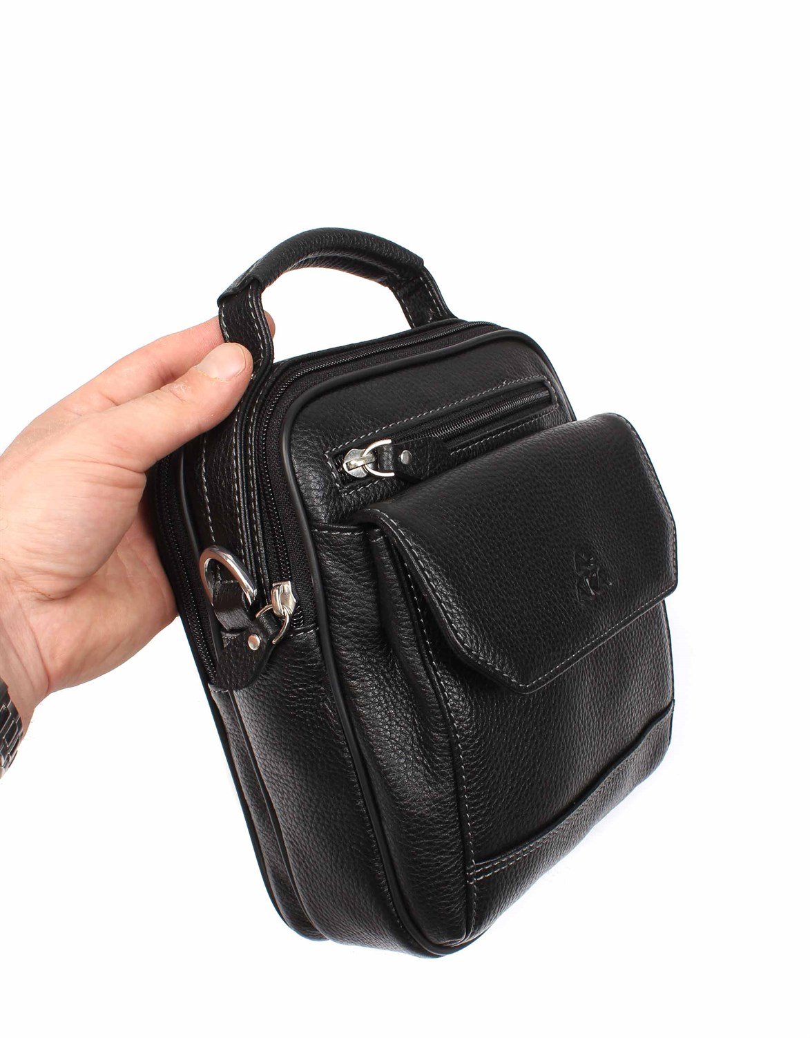 Genuine Leather Portfolio Bag - 391 - 2