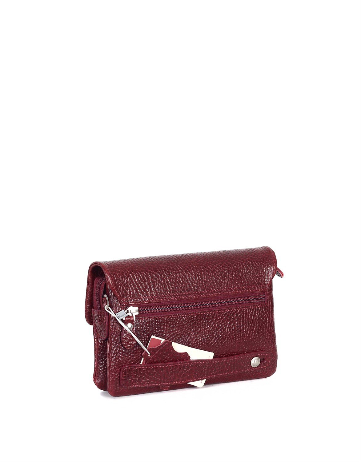 Floter Bordo - Deri El Çantası 337