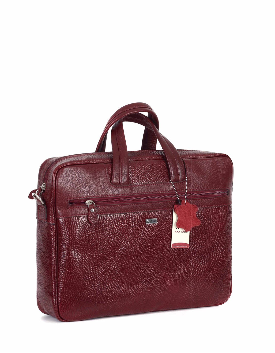 Floter Bordo - Deri Evrak Çantası 253