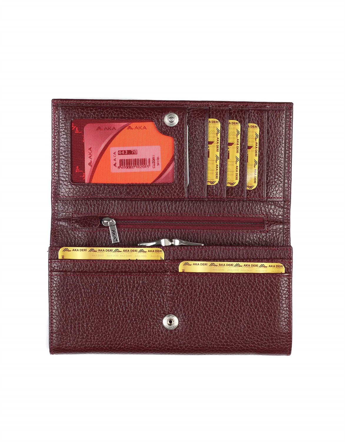 Floter Bordo - Deri Kadın Cüzdanı 443