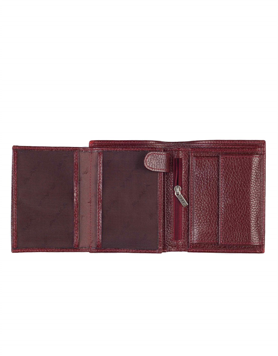 Floter Bordo - Orta  Boy Deri Erkek Cüzdanı 628