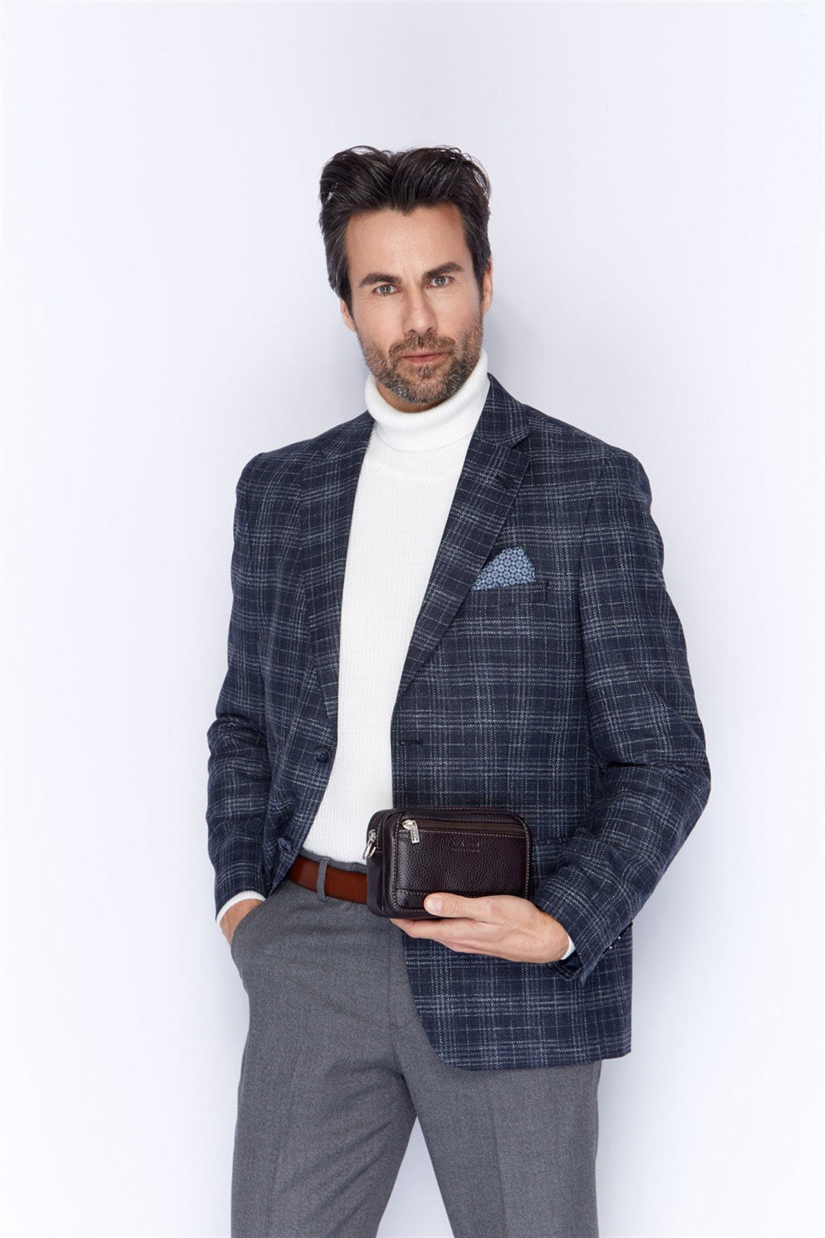 Genuine Leather Handbag - 112 - 4