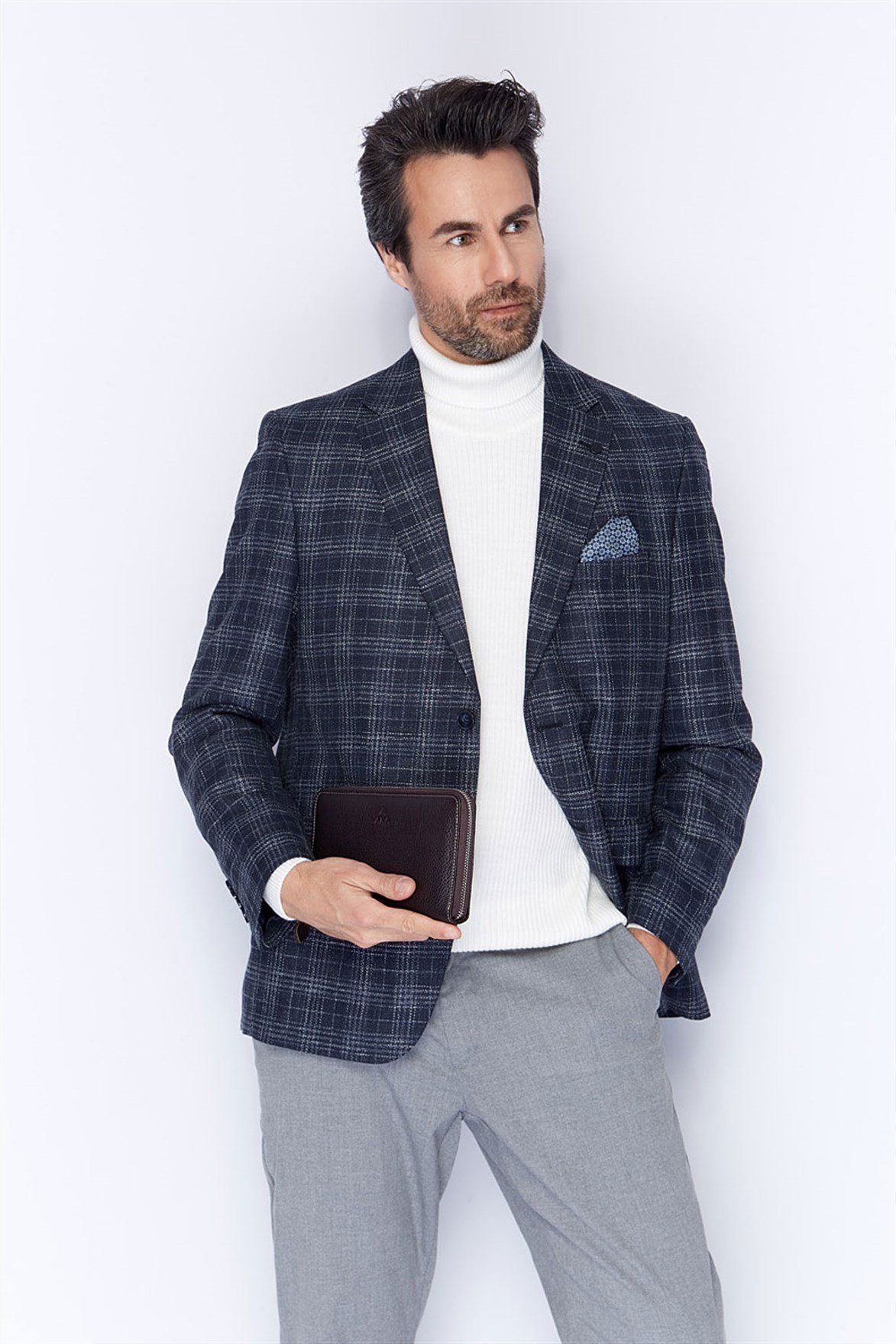 Genuine Leather Handbag - 320 - 4