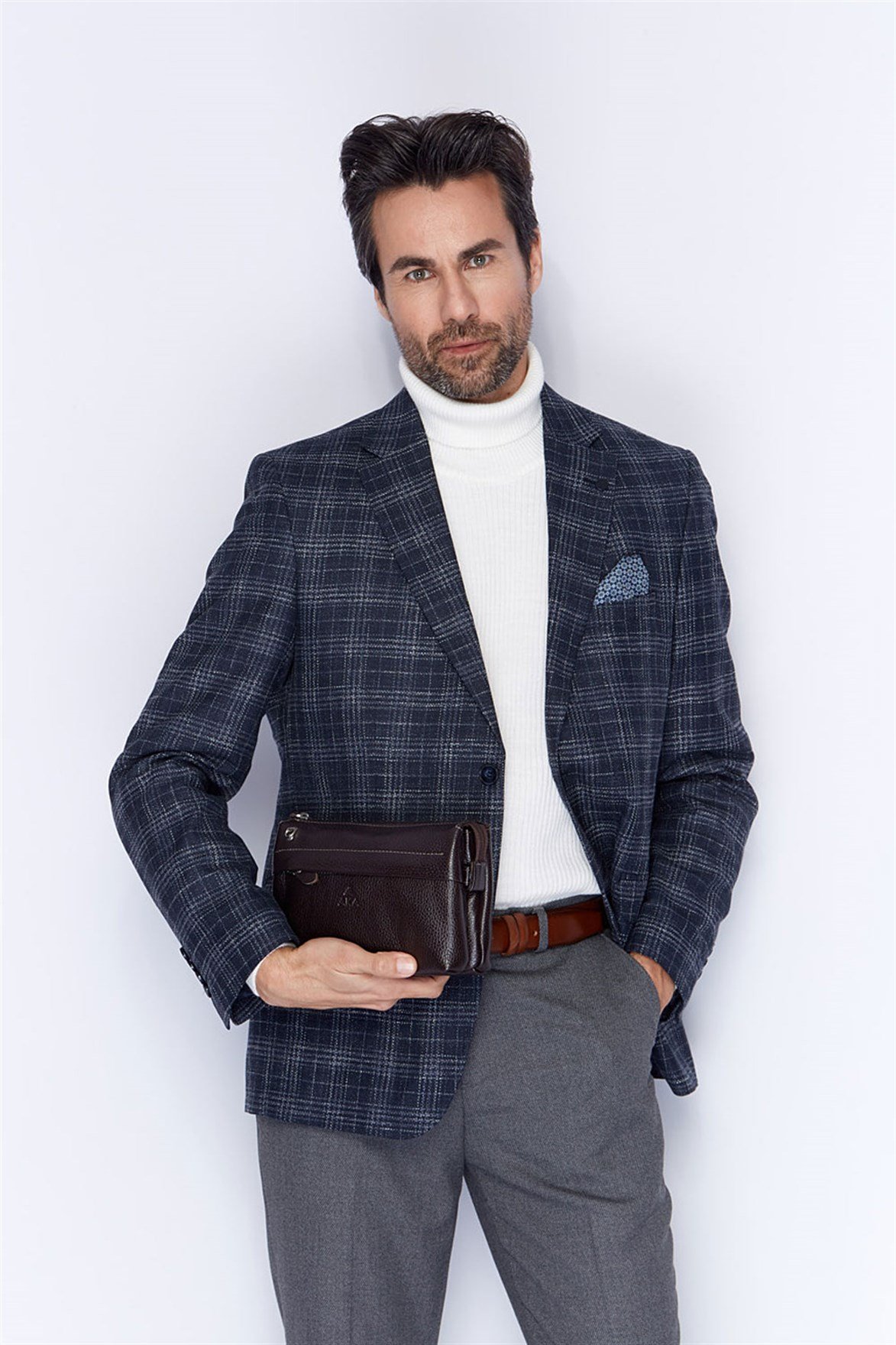 Floter Kahve - Deri El Çantası 338