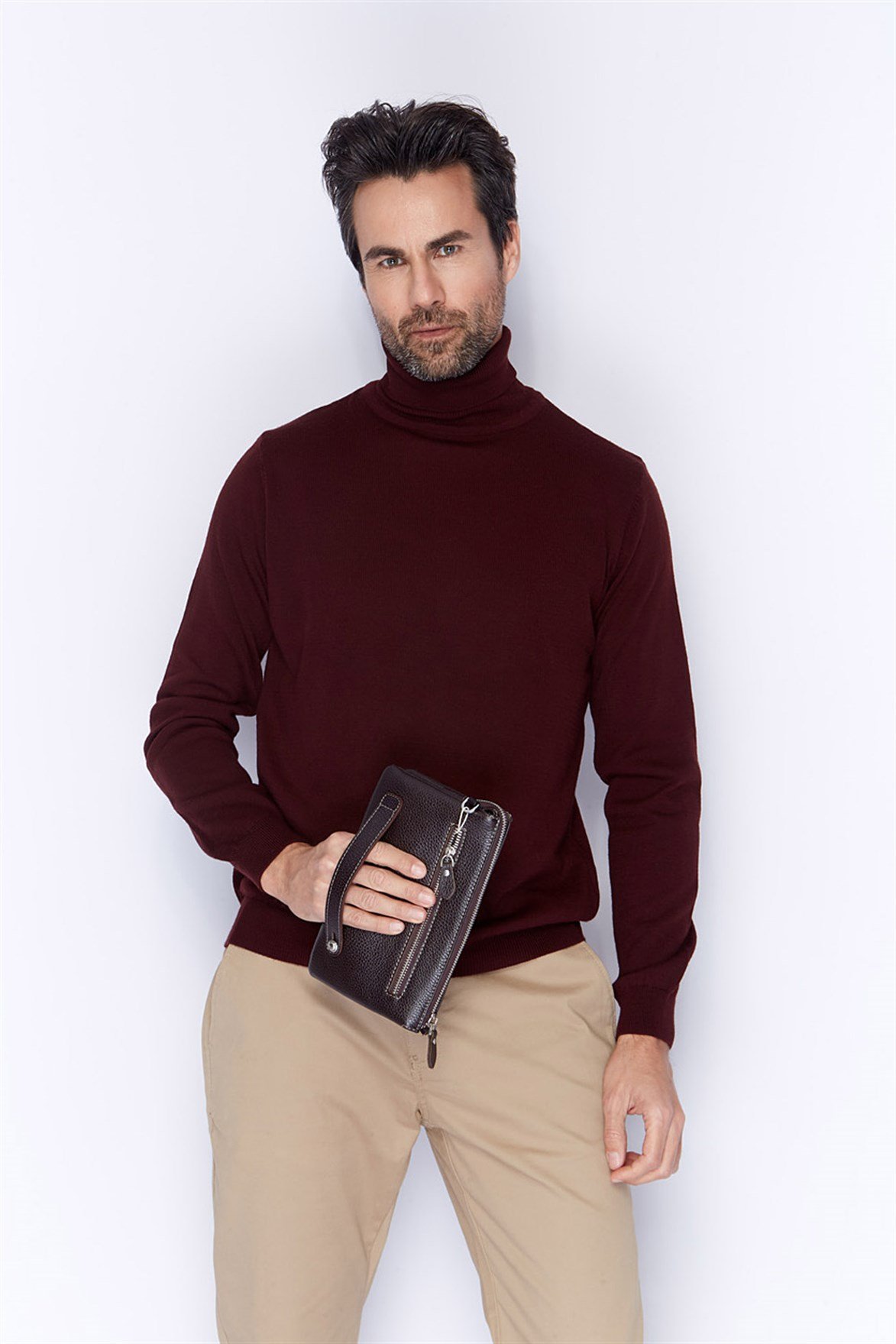 Aka Deri Erkek El Çantası 364