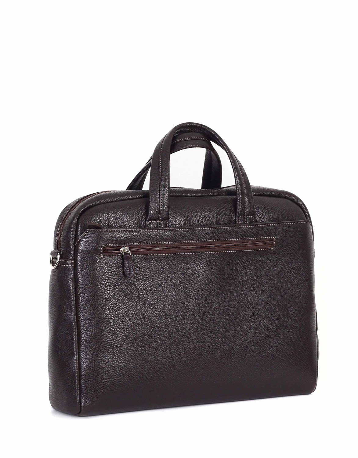Genuine Leather Laptop Bag - 242 - 4