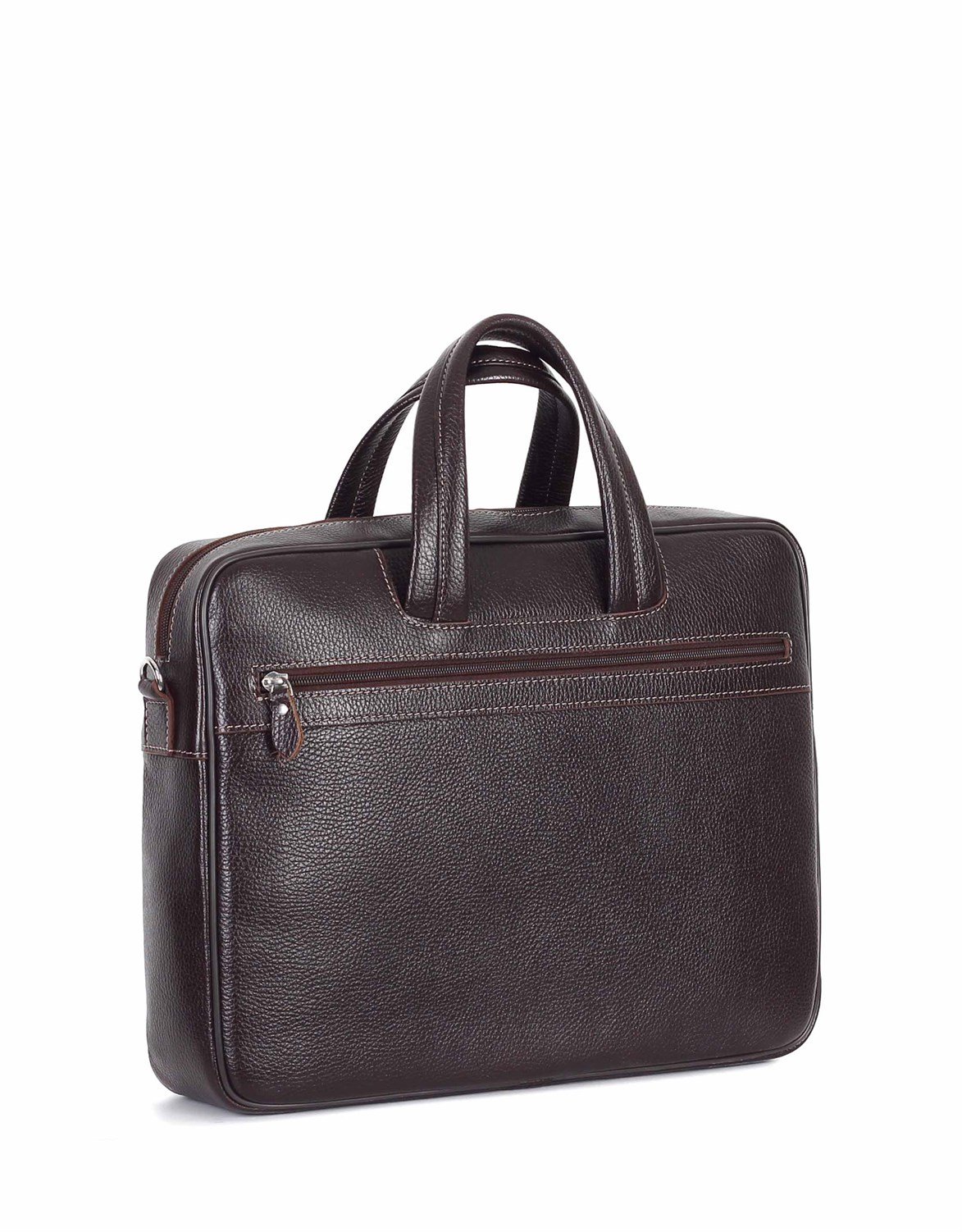 Genuine Leather Laptop Bag - 253 - 4