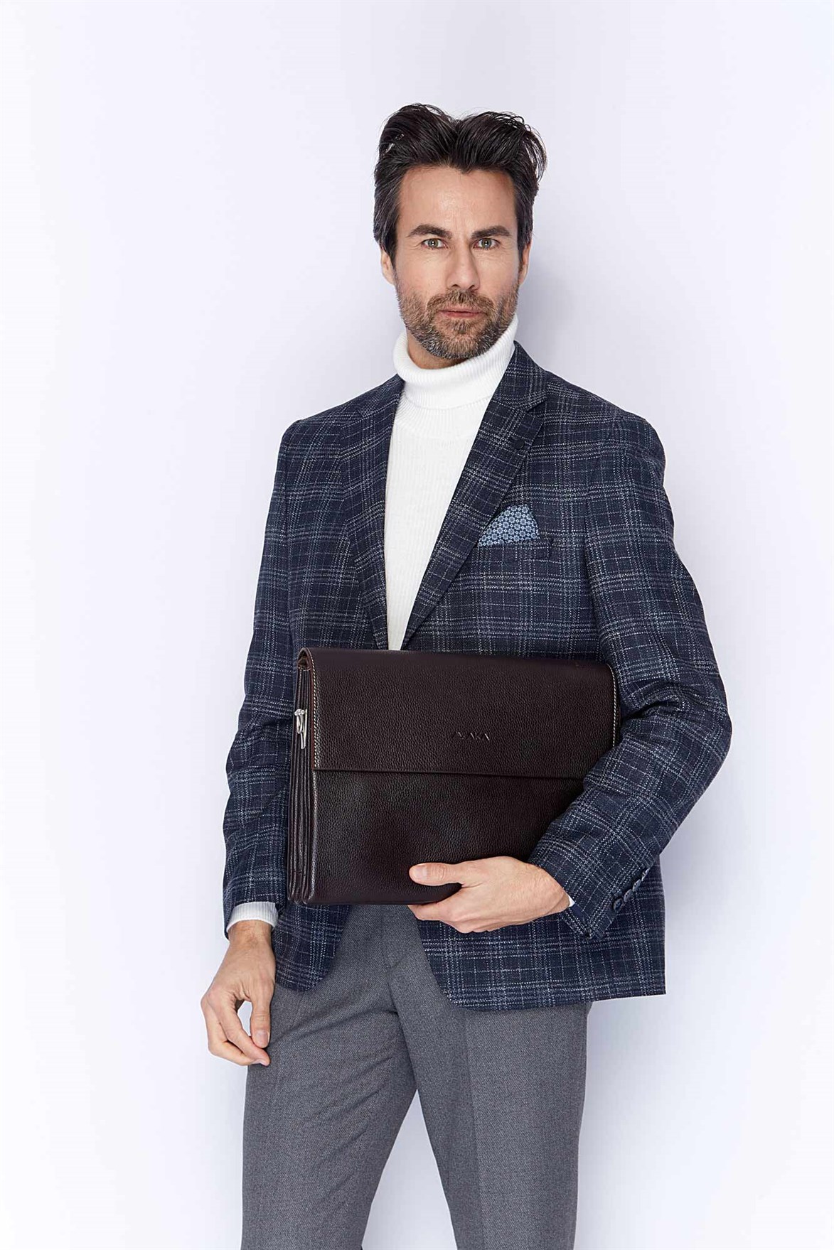 Genuine Leather Briefcase - 256 - 4